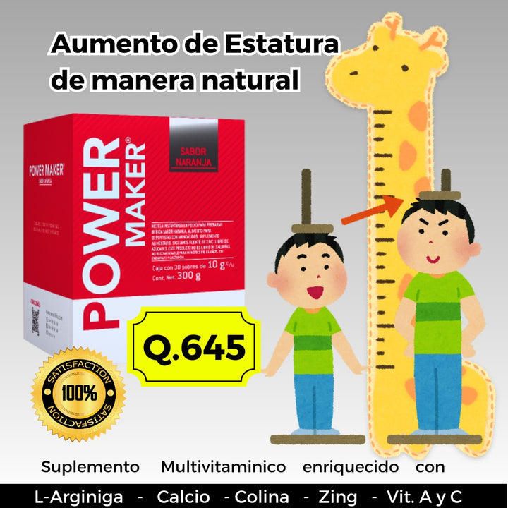 POWER MAKER CON L - ARGININA